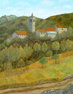 Corfino – 2006 olio su tela cm. 60×80
